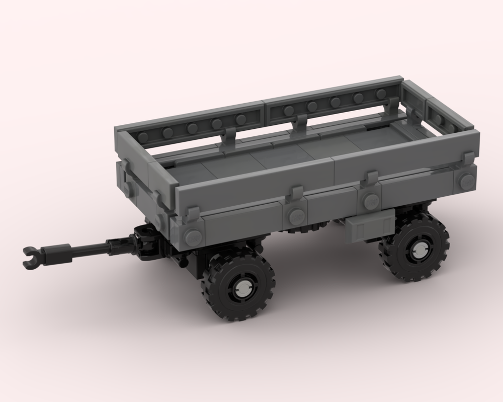 LEGO ww2 Trailer for soviet truck 1/45 scale
