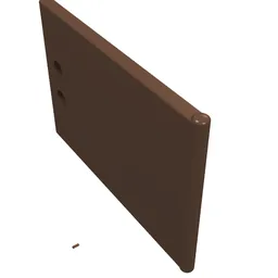 Cupboard 2 x 3 x 2 Door / Brown