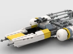 Midi-Scale Y-Wing (75365 turret mod)
