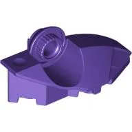 Large Figure Foot, with Rotation Joint Ball Half [Vertical Side] / Dark Purple