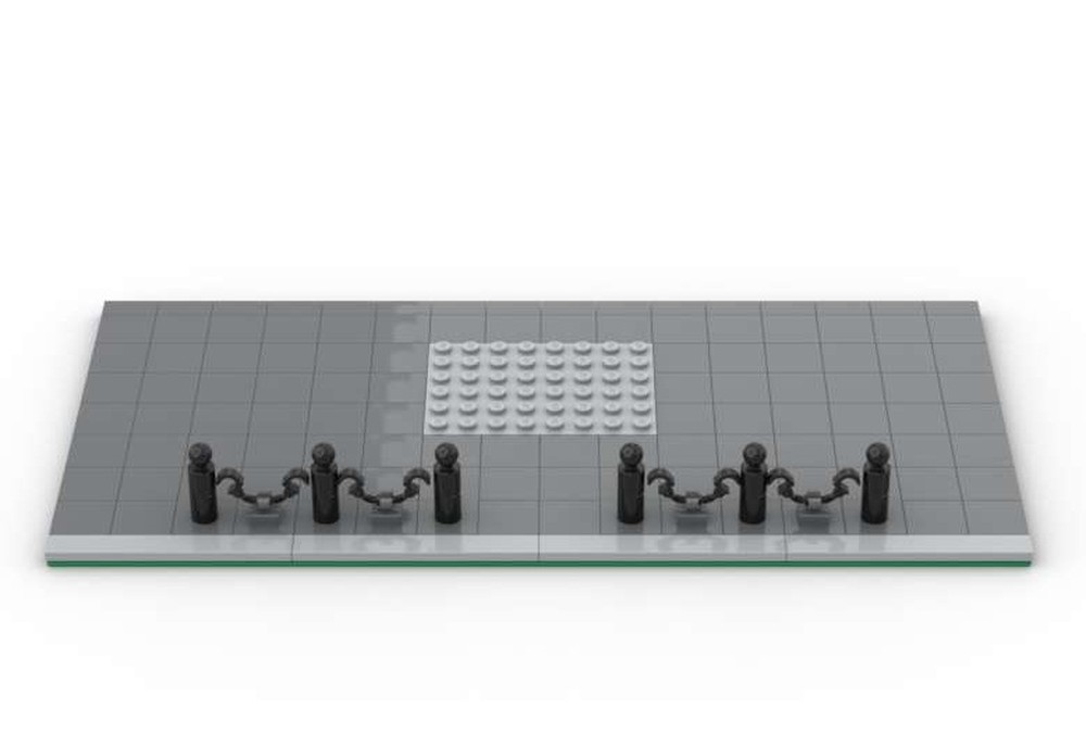 Lego Corner Kiosk Basic Street Base