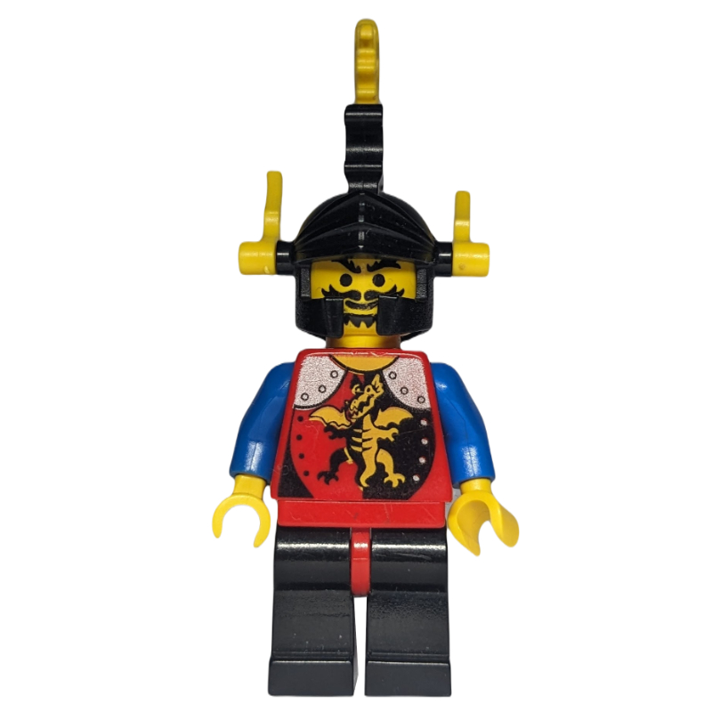 Lego Knight (Dragon Knights) - Black Legs, Yellow Plumes