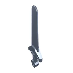 Weapon Sword / Greatsword Angular / Pearl Sand Blue