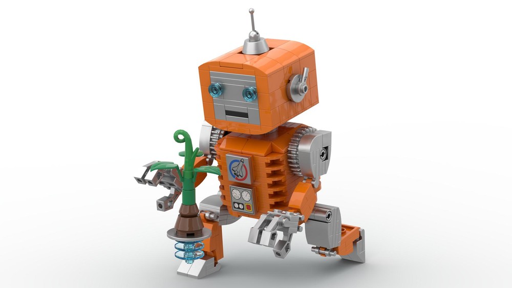 Lego Orange space robot