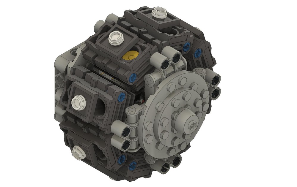 Lego 16 Cylinder Two-stroke Radial Engine - Monaco Trossi