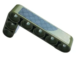Technic, Liftarm, Modified Bent Thick L-Shape 3 x 5 with Tread Plate Pattern Model Right Side (Sticker) - Set 42110