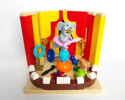 Elephant Costume Girl Vignette