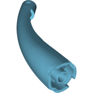 Lego Animal / Creature Body Part, Tail / Claw / Horn / Branch / Tentacle, End Section, Large / Medium Azure