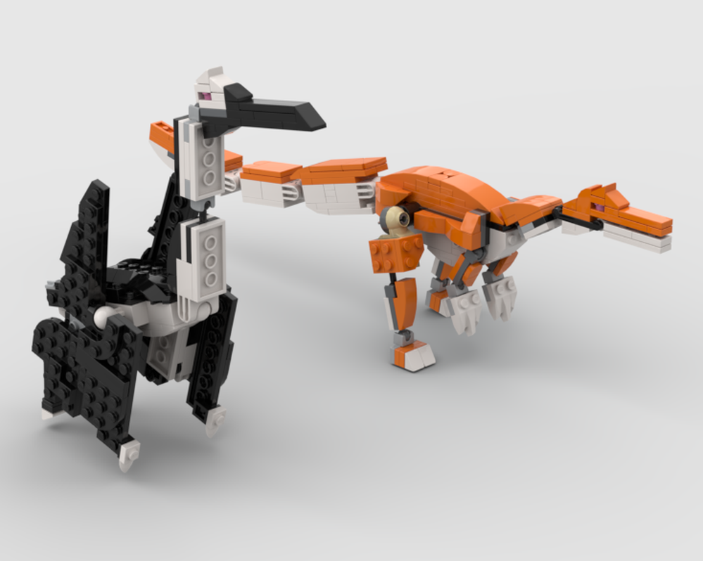 Lego 31129 Baryonyx and Quetzalcoatlus