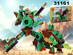 Dinobot Snarl / Transformer stegosaurus using set 31161