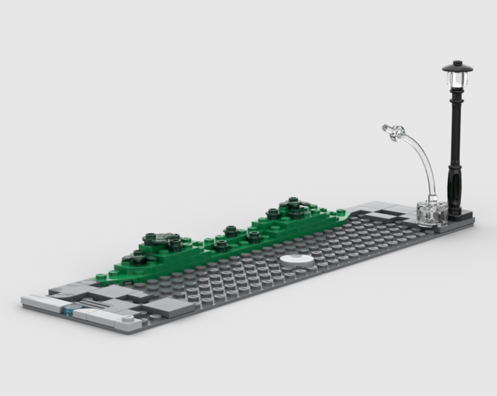 Lego Add-On: Endcap for 76294 X-Men: The X-Mansion