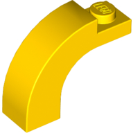 Lego Brick Arch 1 x 3 x 2 Curved Top / Yellow