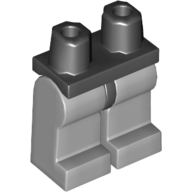Lego Hips and Light Bluish Gray Legs / Black