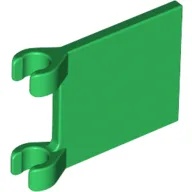Flag 2 x 2 Square [Thin Clips] / Green