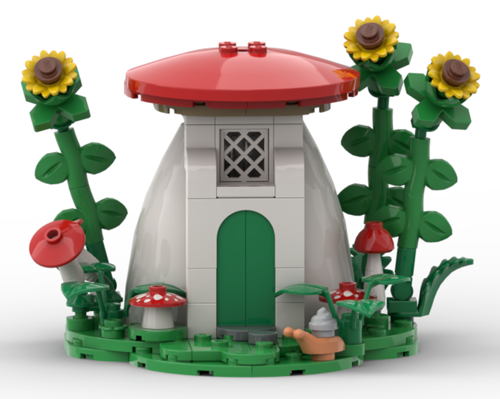 Lego Tiny Mushroom Cottage 🍄
