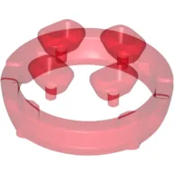 Infinity Stones, 4 on Sprue / Trans-Red