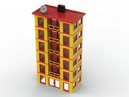 Classic Town Apartment Building