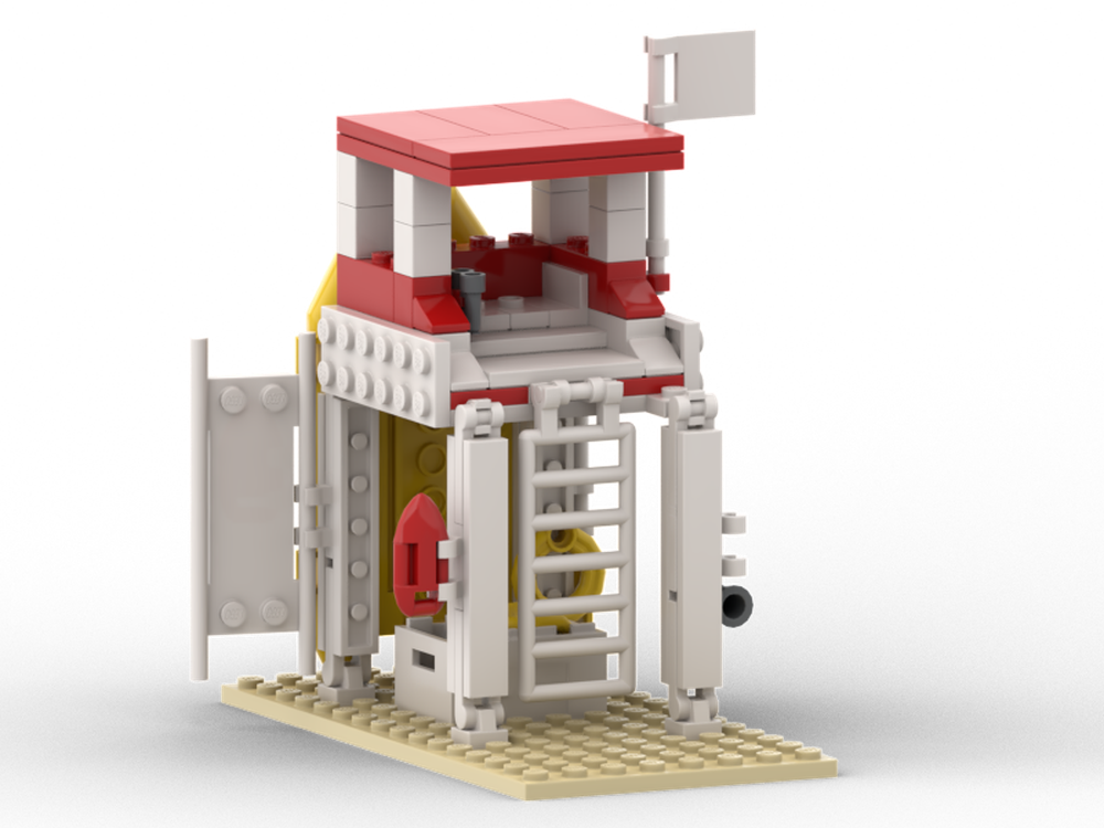 Lego Coast lifeguard beach rescue team