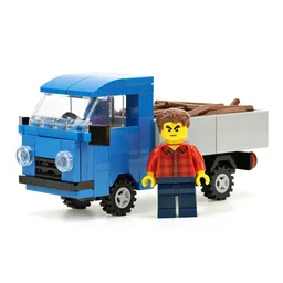 Small Blue Truck UAZ