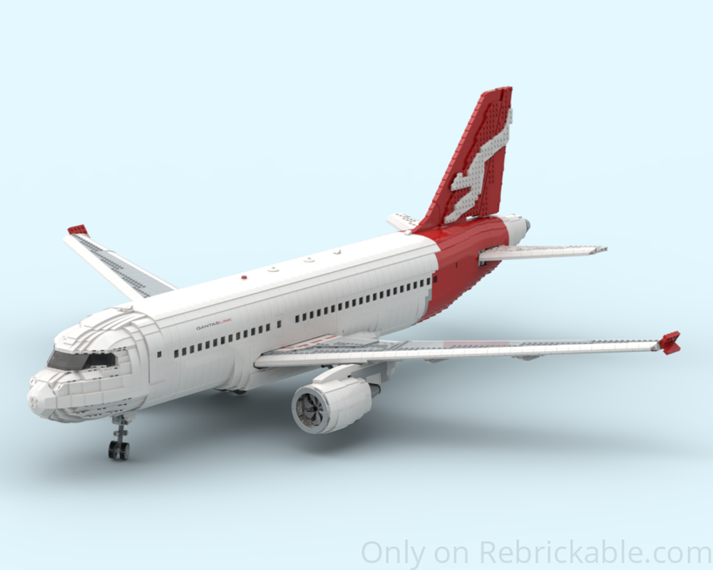 Lego Airbus A319-100 | QantasLink Livery