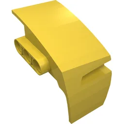 Technic Panel Car Mudguard Left / Yellow