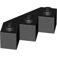 Brick Wedged 3 x 3 Facet / Black