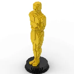 Large Scale Oscar Awards Statuette