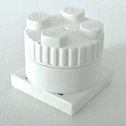 Sound Brick, Round, 9V 2 x 2 x 1 1/3 with Two Space Noises / Black
