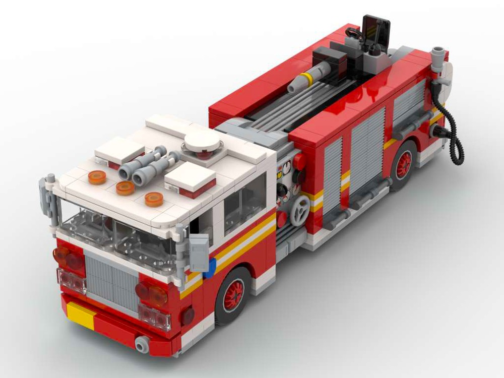 Lego Fire Department - Fire Truck #3 - 8 Stud Speed Champions