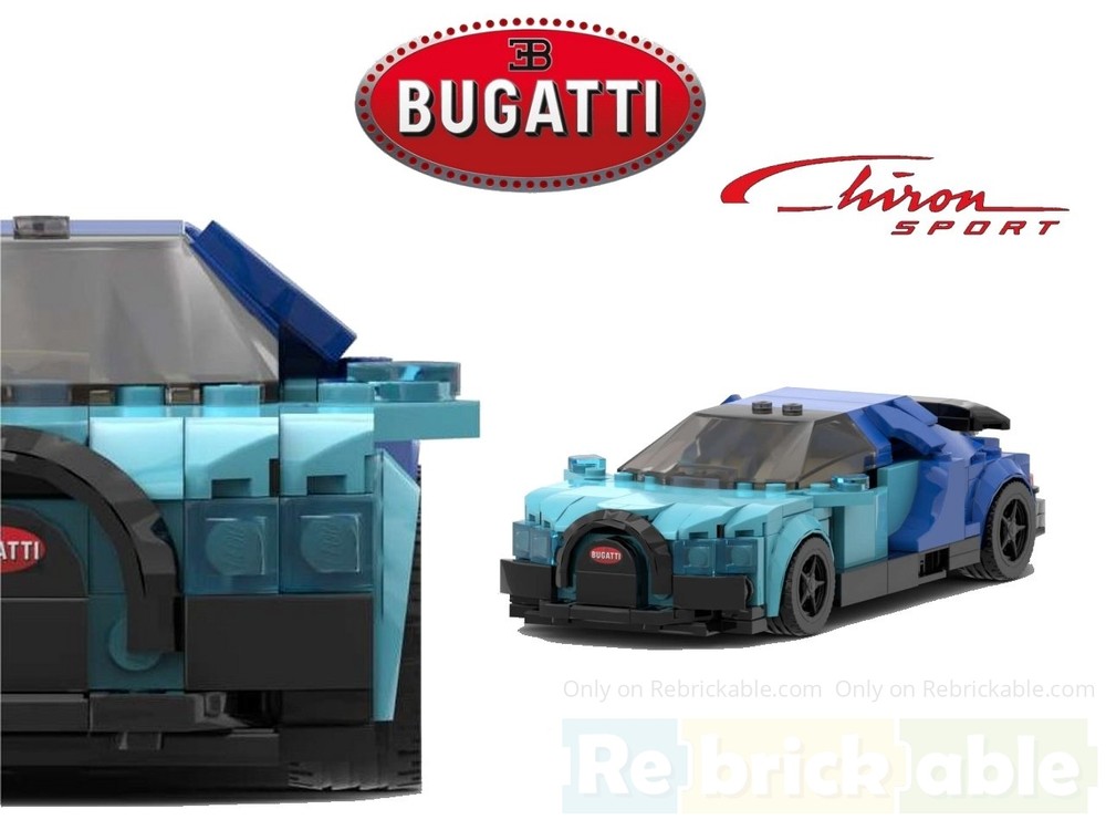 Lego BUGATTI Chiron Super Sport Blue & Azure version