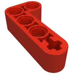 Technic Beam 2 x 4 L-Shape Thick / Red