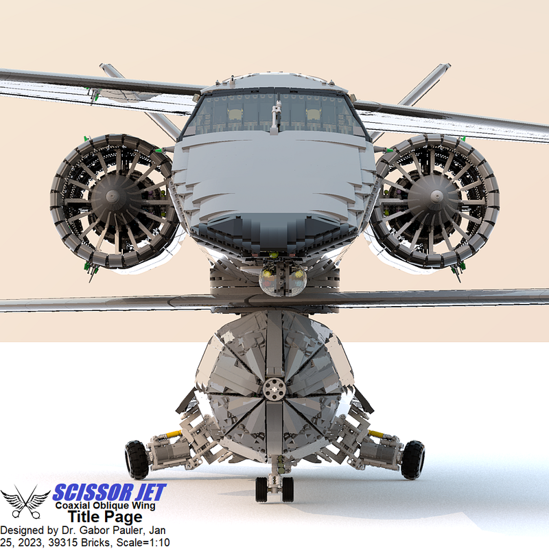 Lego Scissor Jet