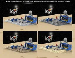 Brickbuilt Crater Baseplate