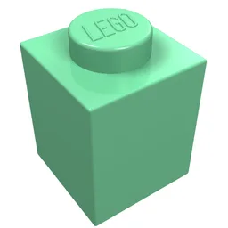 Brick 1 x 1 / Medium Green