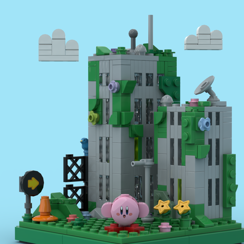 Lego Kirby and the Forgotten Land