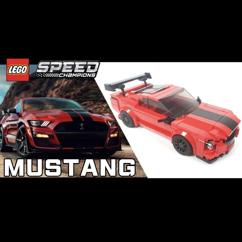 Lego Ford Mustang Shelby GT500 Speed Champions