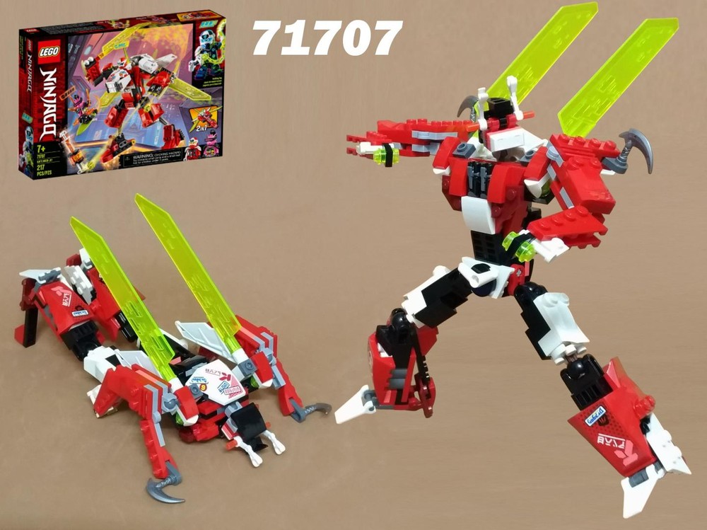 Lego Transformer Insect / Insecticon Kickback from LEGO Ninjago 71707!