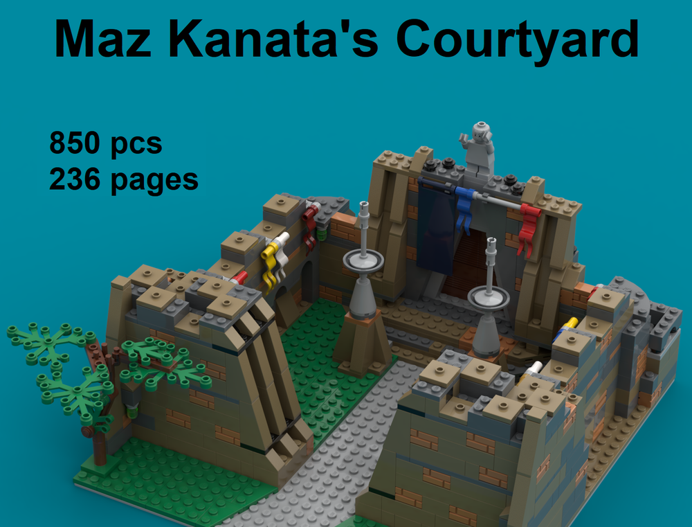 Lego Maz Kanata's Courtyard