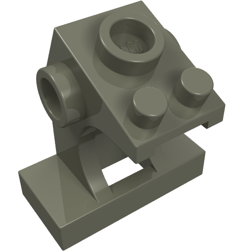 Lego Equipment Control Panel / Dark Gray