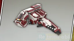 Fighter Tank Republic Shuttle - 4x 755342 & 1x 75333