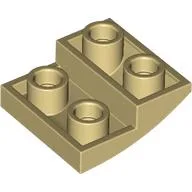 Brick Curved Inverted 2 x 2 x 2/3 / Tan