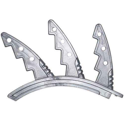 Lego Large Figure Weapon, Back Blades, Sawtoothed with Circular Holes (Rahkshi Kurahk)