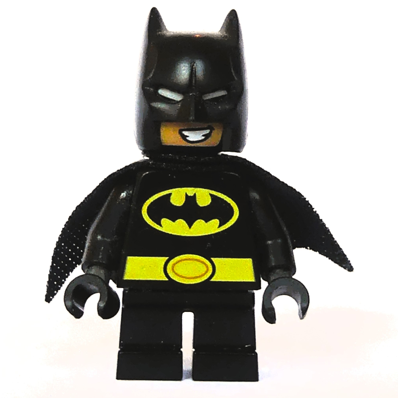 Lego Batman, Black Suit, Black Cape and Cowl, Short Legs