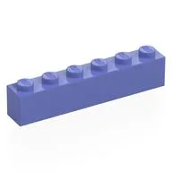 Brick 1 x 6 / Blue Violet