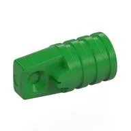 Hinge Cylinder 1 x 2 Locking with 1 Finger and Axle Hole On Ends [No Side Slots] / Bright Green