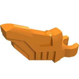 Wing with Clip [Plain] / Orange