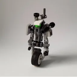 Mini robot on one wheel