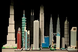 Messeturm (Messe Tower) 1:800 Scale