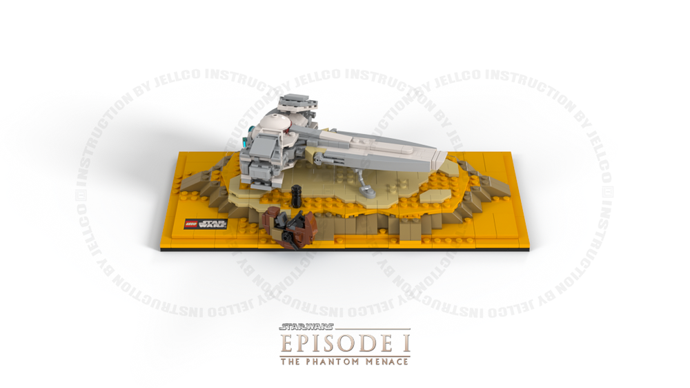 Lego Micro Diorama : D. Maul & Tatooine