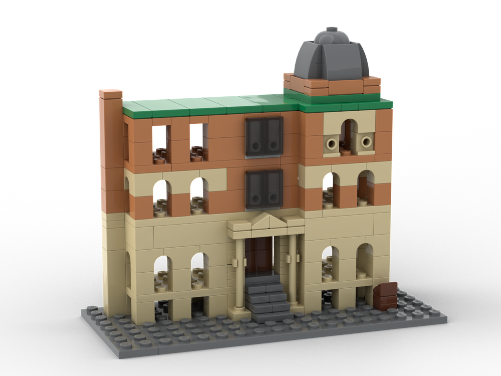 Lego Historic Public Library Buidling